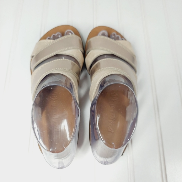 NEW PAUL GREEN Slip On Leather Sandals - Picture 5 of 13